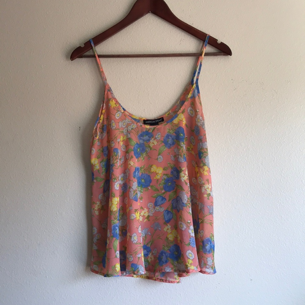 American Dream Floral Tank Top